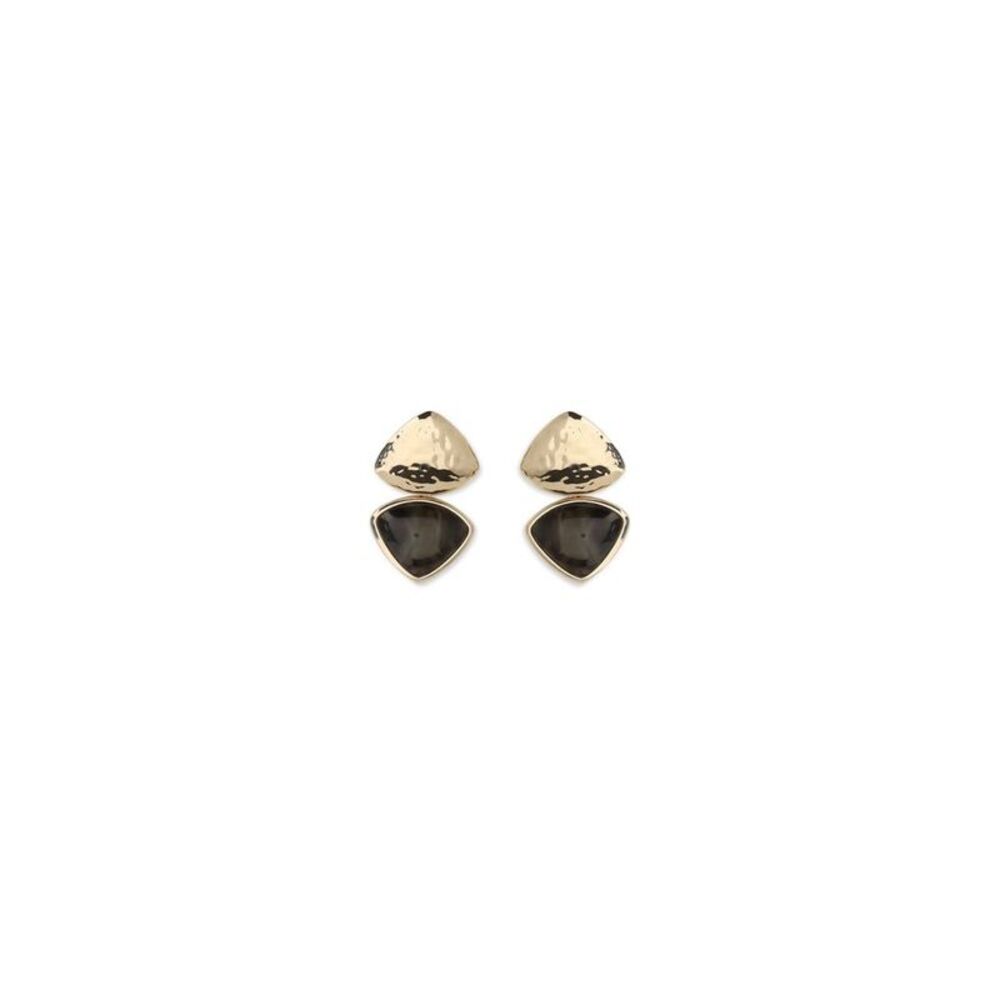 Self-Portrait Gold Brass Women's Earrings